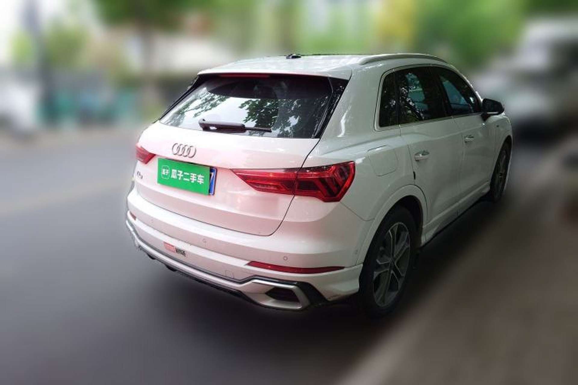 Used Audi Q3 2024 40 TFSI Fashion Dynamic Model Rear Right 45 Deg