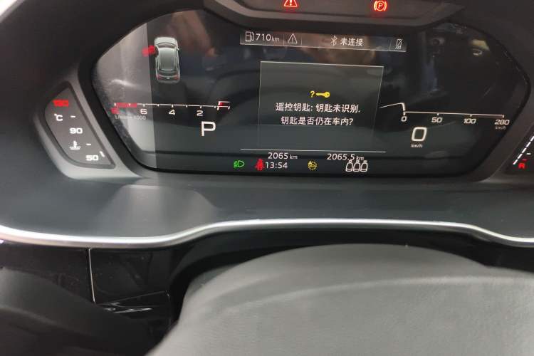 Used Audi Q3 2025 quattro 45th Anniversary Edition 35TFSI Advanced Style Model Odometer Close Up