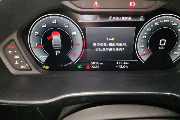 Used Audi Q3 2025 quattro 45th Anniversary Edition 35TFSI Fashionable and Dynamic Model Odometer Close Up