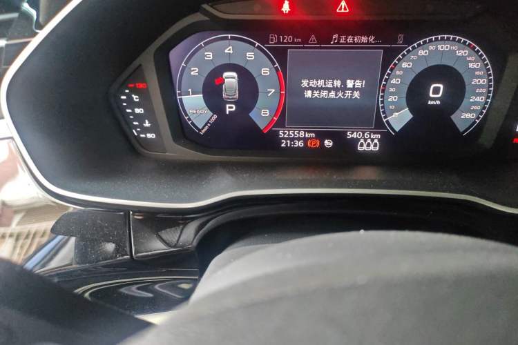 Used Audi Q3 Sportback 2020 40 TFSI Fashion Model Odometer Close Up
