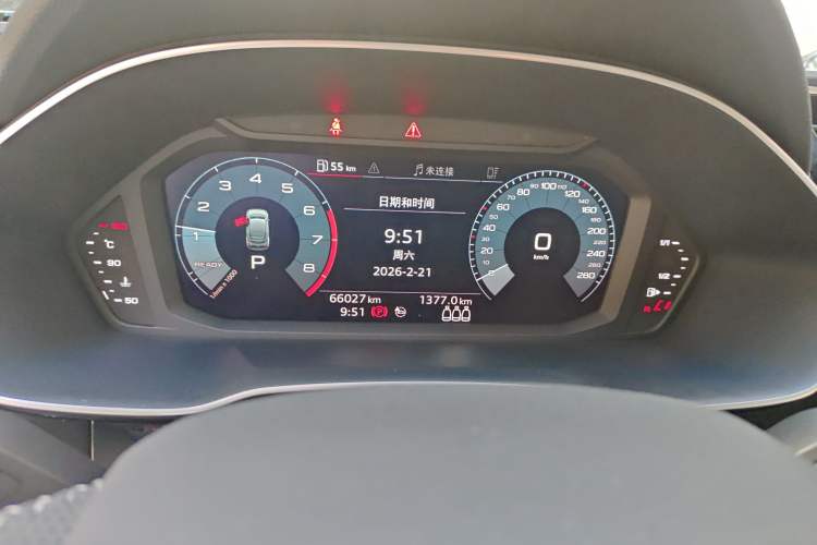 Used Audi Q3 Sportback 2020 40 TFSI Fashion Model Odometer Close Up