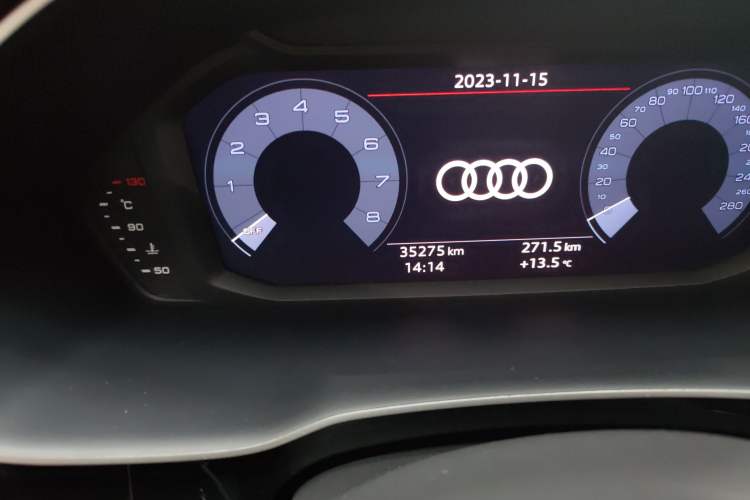 Used Audi Q3 Sportback 2020 40 TFSI Fashion Model Odometer Close Up