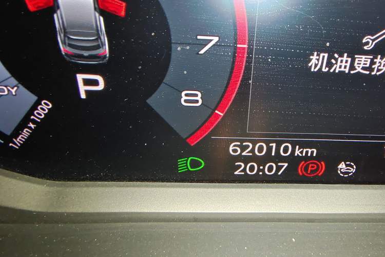 Used Audi Q3 Sportback 2020 40 TFSI Fashion Model Odometer Close Up