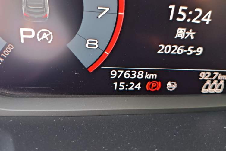 Used Audi Q3 Sportback 2020 40 TFSI Fashion Model Odometer Close Up