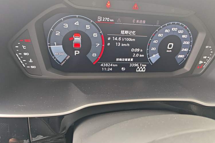 Used Audi Q3 Sportback 2020 40 TFSI Fashion Model Odometer Close Up
