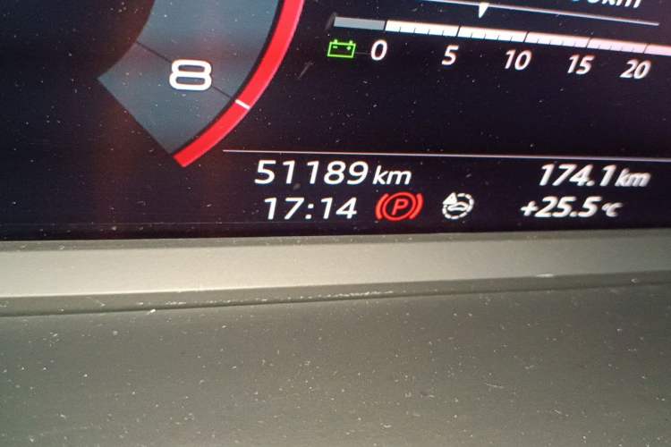 Used Audi Q3 Sportback 2020 40 TFSI Fashion Model Odometer Close Up