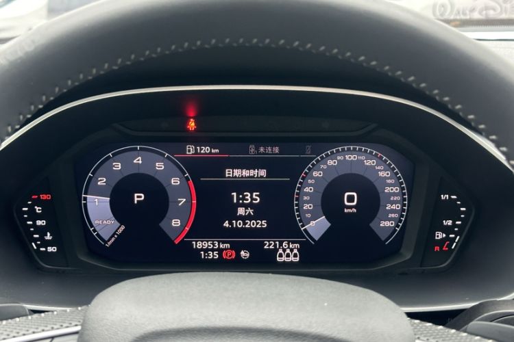 Used Audi Q3 Sportback 2020 40 TFSI Fashion Model Odometer Close Up