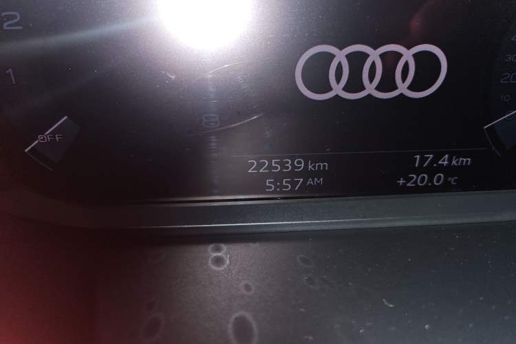Used Audi Q3 Sportback 2020 40 TFSI Fashion Model Odometer Close Up
