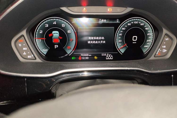Used Audi Q3 Sportback 2022 40 TFSI Fashion Model Odometer Close Up