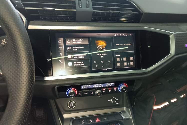Used Audi Q3 Sportback 2022 40 TFSI RS Package Performance Model Audio And AC Panel