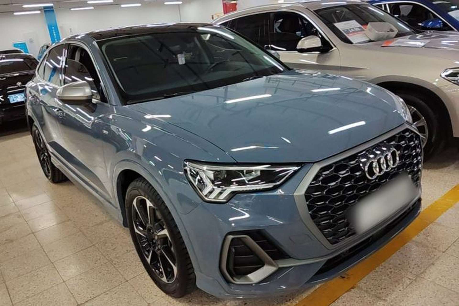 Used Audi Q3 Sportback 2022 40 TFSI RS Package Performance Model Front Right 45 Deg