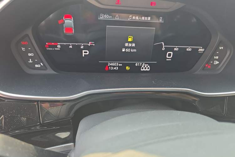 Used Audi Q3 Sportback 2022 40 TFSI Fashion Model Odometer Close Up