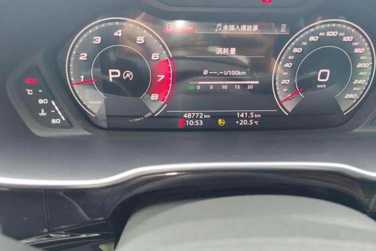 Used Audi Q3 Sportback 2022 40 TFSI Fashion Model Odometer Close Up