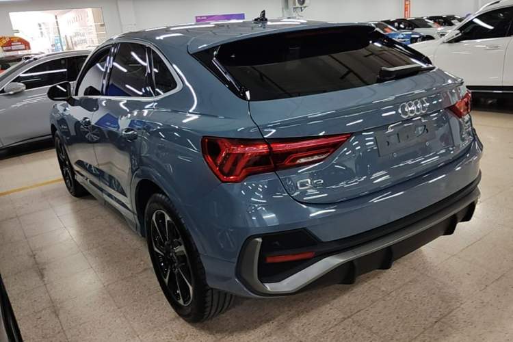 Used Audi Q3 Sportback 2022 40 TFSI RS Package Performance Model Rear Left 45 Deg