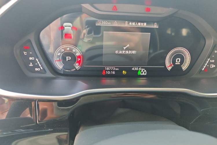 Used Audi Q3 Sportback 2022 40 TFSI Fashion Model Odometer Close Up