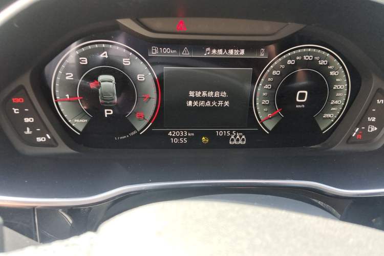 Used Audi Q3 Sportback 2022 40 TFSI Fashion Model Odometer Close Up
