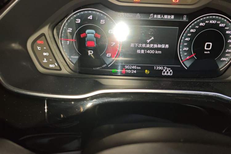 Used Audi Q3 Sportback 2022 40 TFSI Fashion Model Odometer Close Up