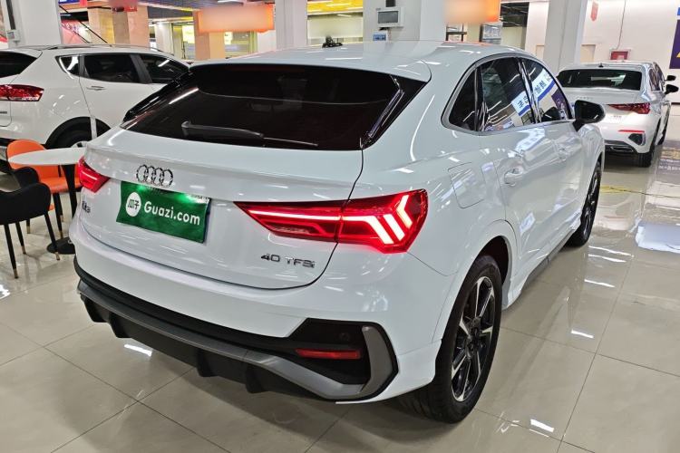 Used Audi Q3 Sportback 2022 40 TFSI RS Package Performance Model Rear Right 45 Deg