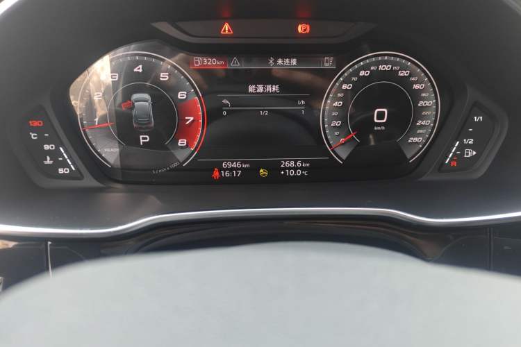 Used Audi Q3 Sportback 2023 40 TFSI Fashion Model Odometer Close Up