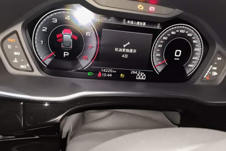 Used Audi Q3 Sportback 2023 40 TFSI Fashion Model Odometer Close Up