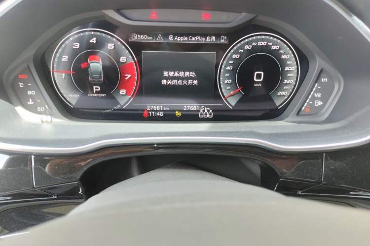 Used Audi Q3 Sportback 2024 40 TFSI Fashion Version Odometer Close Up