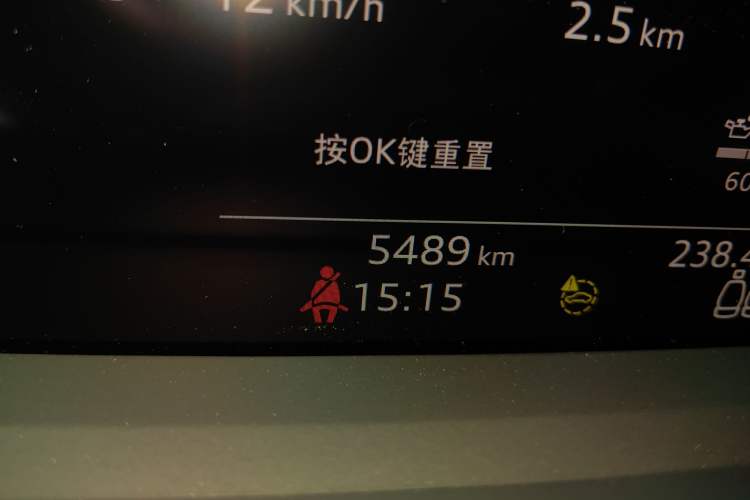 Used Audi Q3 Sportback 2025 quattro 45th Anniversary Edition 40TFSI Fashion Version Odometer Close Up