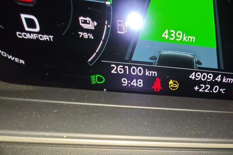 Used Audi Q4 e-tron 2022 40 e-tron Boundary Edition Odometer Close Up