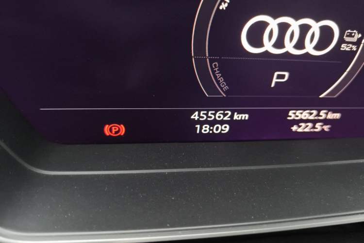 Used Audi Q4 e-tron 2022 40 e-tron Adventure Edition Odometer Close Up