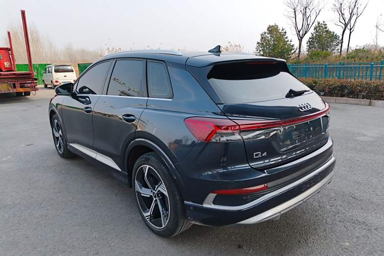 Used Audi Q4 e-tron 2022 40 e-tron Boundary Edition Rear Left 45 Deg
