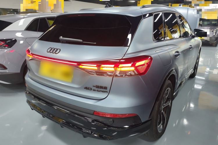 Used Audi Q4 e-tron 2022 40 e-tron Boundary Edition Rear Right 45 Deg