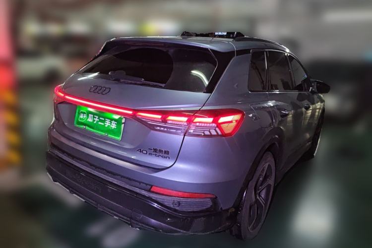 Used Audi Q4 e-tron 2022 40 e-tron First Edition Rear Right 45 Deg