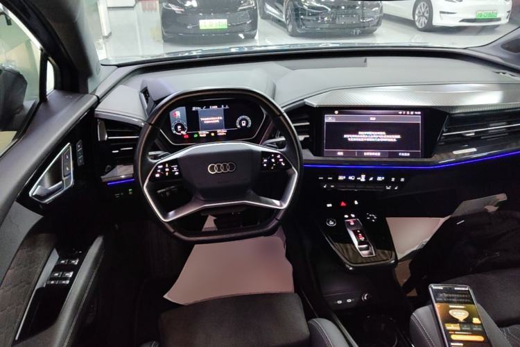 Used Audi Q4 e-tron 2022 50 e-tron quattro Visionary Edition Steering Wheel