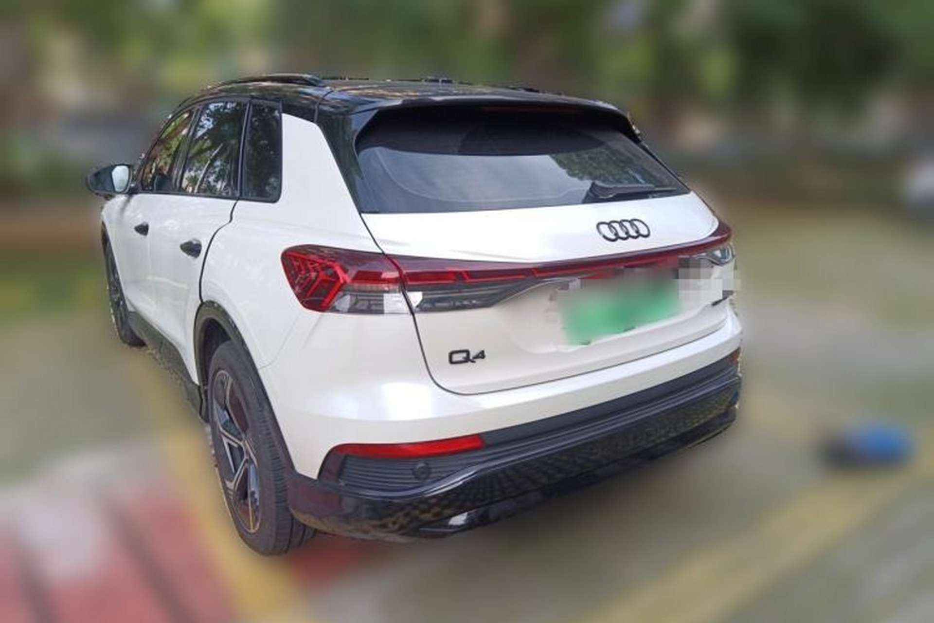 Used Audi Q4 e-tron 2022 40 e-tron Boundary Edition Rear Left 45 Deg