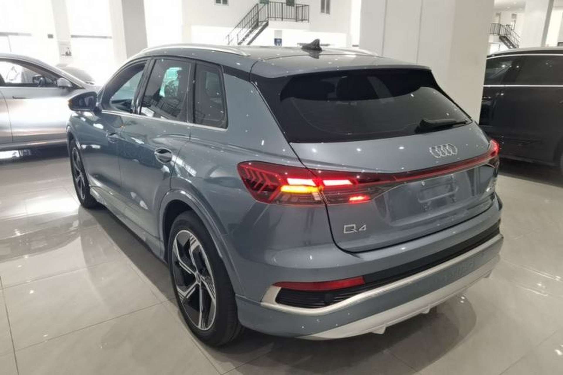 Used Audi Q4 e-tron 2022 40 e-tron Boundary Edition Rear Left 45 Deg