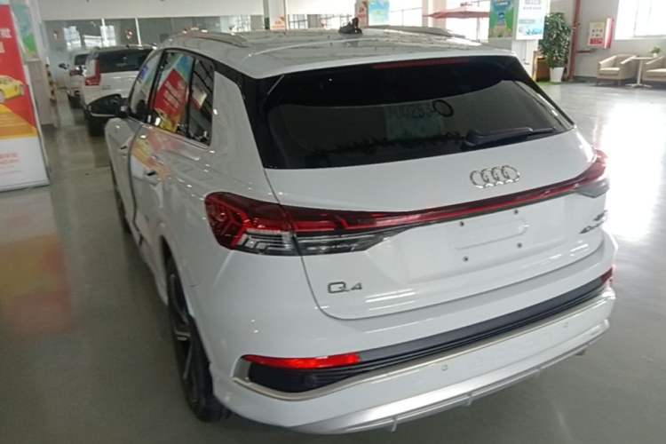 Used Audi Q4 e-tron 2022 40 e-tron First Edition Rear Left 45 Deg