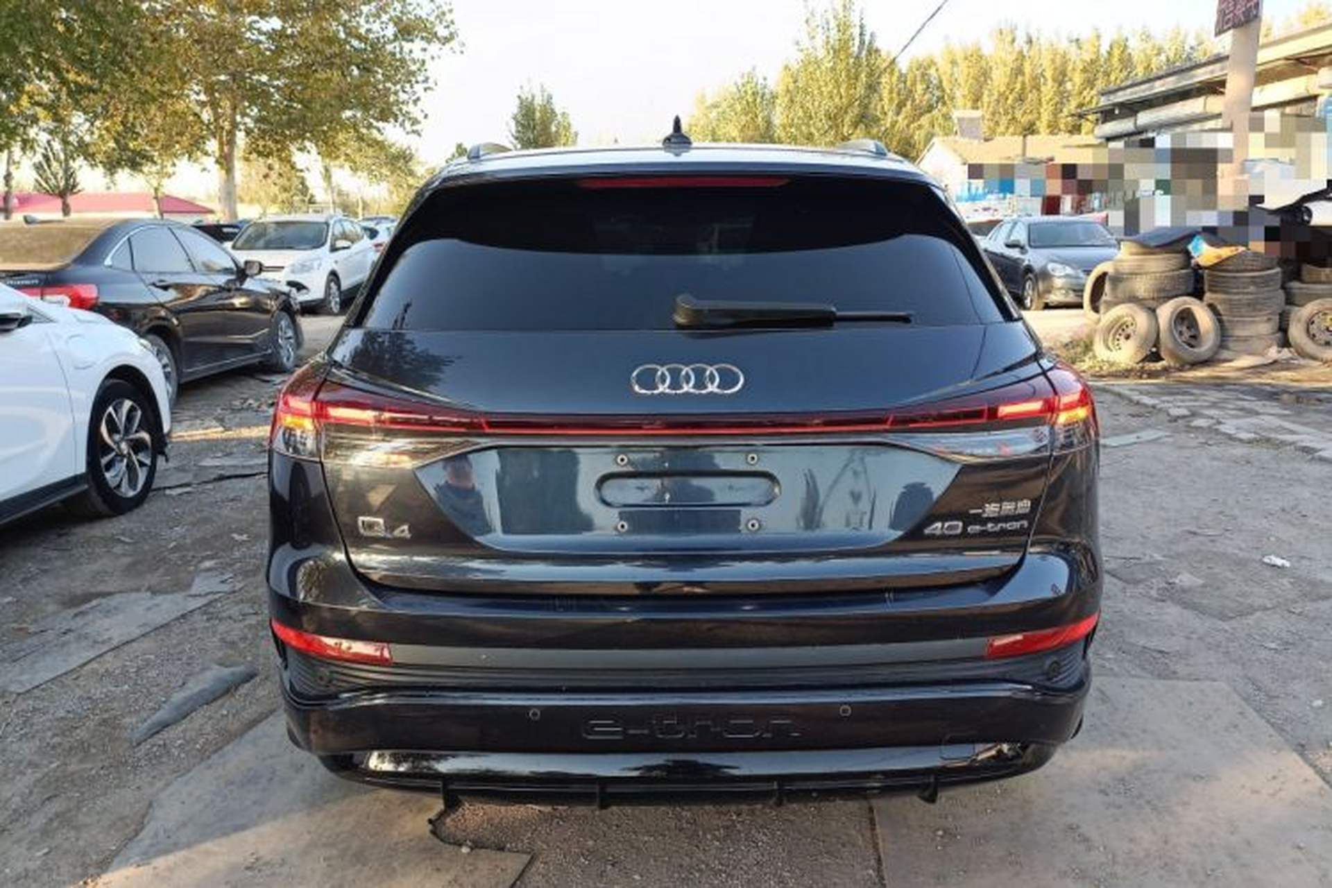 Used Audi Q4 e-tron 2023 40 e-tron Creation Edition Midnight Exterior 4