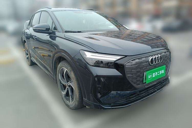 Used Audi Q4 e-tron 2023 40 e-tron Creation Edition Midnight Front Right 45 Deg