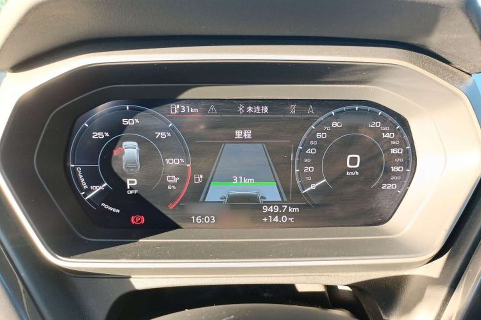 Used Audi Q4 e-tron 2023 40 e-tron Creation Edition Midnight Instrument Cluster