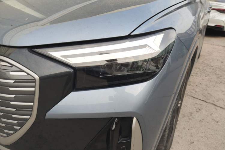 Used Audi Q4 e-tron 2023 40 e-tron Creation Edition Midnight Left Front Headlight