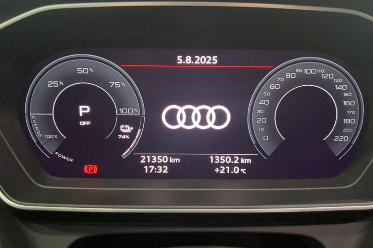 Used Audi Q4 e-tron 2023 40 e-tron Boundary Edition Odometer Close Up