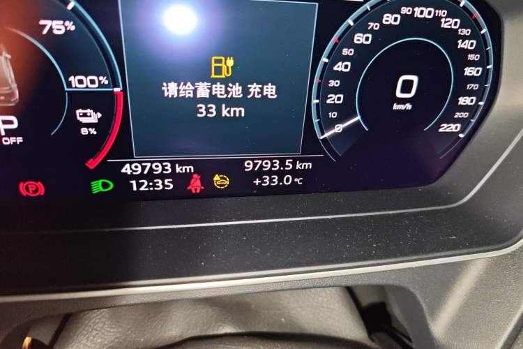 Used Audi Q4 e-tron 2023 40 e-tron Creation Edition Midnight Odometer Close Up