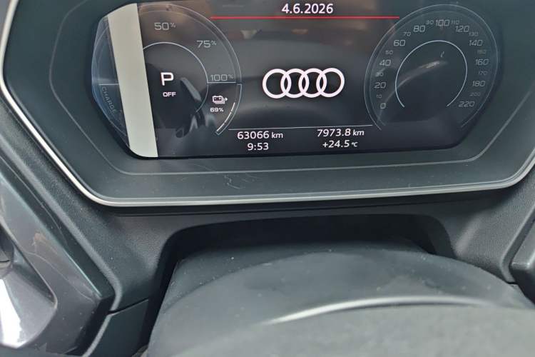 Used Audi Q4 e-tron 2023 40 e-tron Adventure Edition Odometer Close Up
