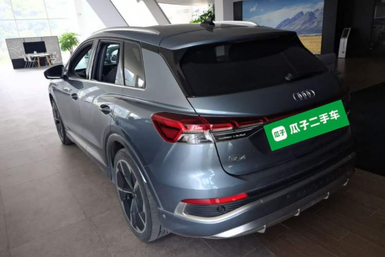 Used Audi Q4 e-tron 2023 50 e-tron quattro Creation Edition Rear Left 45 Deg