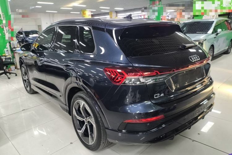 Used Audi Q4 e-tron 2023 40 e-tron Creation Edition Midnight Rear Left 45 Deg