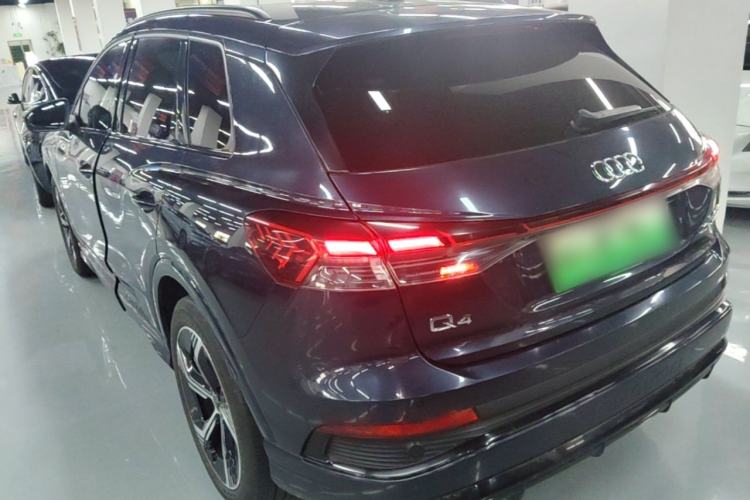 Used Audi Q4 e-tron 2023 40 e-tron Creation Edition Midnight Rear Left 45 Deg