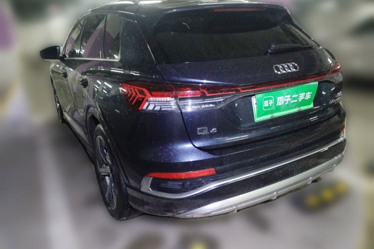 Used Audi Q4 e-tron 2023 50 e-tron quattro Visionary Edition Rear Left 45 Deg