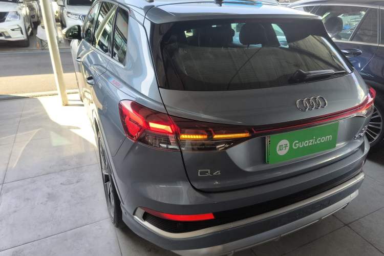Used Audi Q4 e-tron 2023 50 e-tron quattro Creation Edition Rear Left 45 Deg