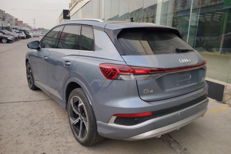Used Audi Q4 e-tron 2023 40 e-tron Creation Edition Midnight Rear Left 45 Deg