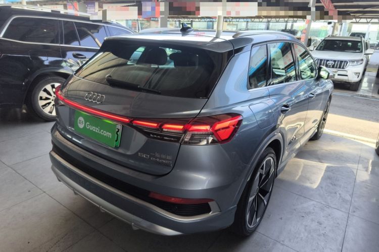 Used Audi Q4 e-tron 2023 50 e-tron quattro Creation Edition Rear Right 45 Deg