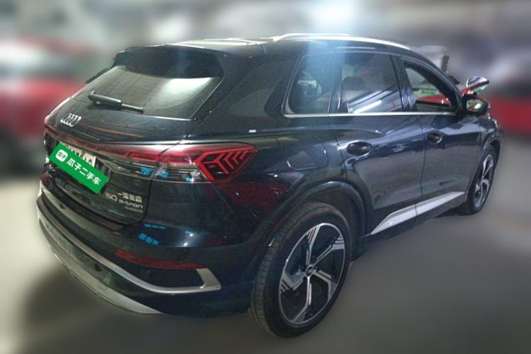 Used Audi Q4 e-tron 2023 50 e-tron quattro Visionary Edition Rear Right 45 Deg